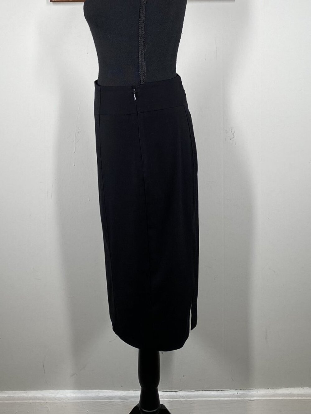 White House Black Market Pencil Skirt Women's 2 Black Office Casual - Picture 2 of 12